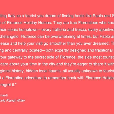 Florence Holiday Homes Santa Maria Novella Zewnętrze zdjęcie